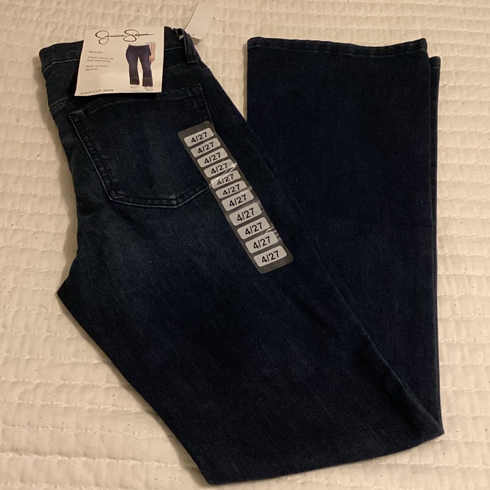 Jessica Simpson Women's Dark Blue Boot Cut Jeans